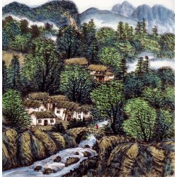 Chinese Landscape Painting - CNAG013728