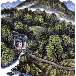 Chinese Landscape Painting - CNAG013729