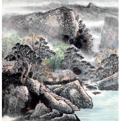 Chinese Landscape Painting - CNAG013732