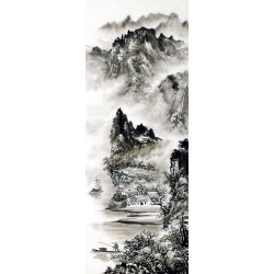 Chinese Landscape Painting - CNAG013739