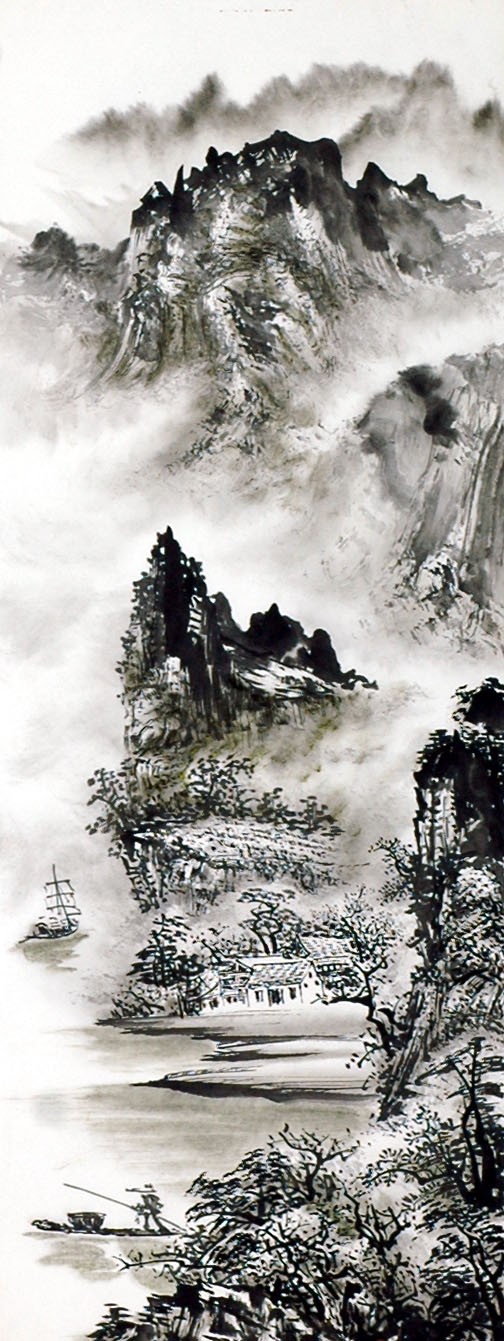 Chinese Landscape Painting - CNAG013739