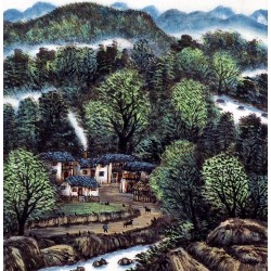 Chinese Landscape Painting - CNAG013771