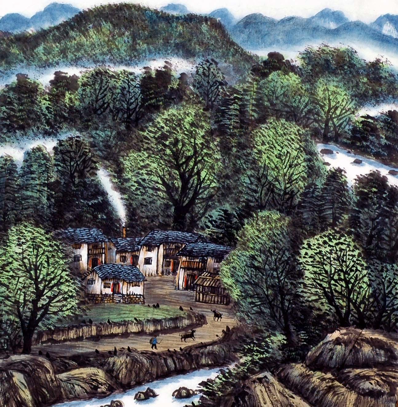 Chinese Landscape Painting - CNAG013771