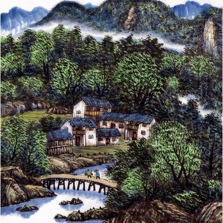 Chinese Landscape Painting - CNAG013772