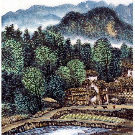 Chinese Landscape Painting - CNAG013773
