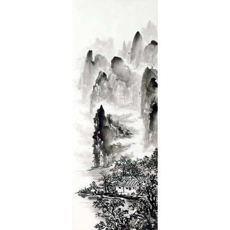 Chinese Landscape Painting - CNAG013778