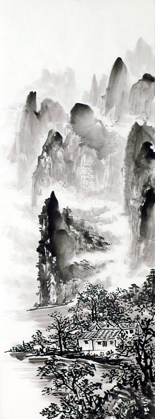 Chinese Landscape Painting - CNAG013778
