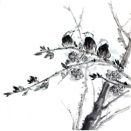 Chinese Flowers&Trees Painting - CNAG013802