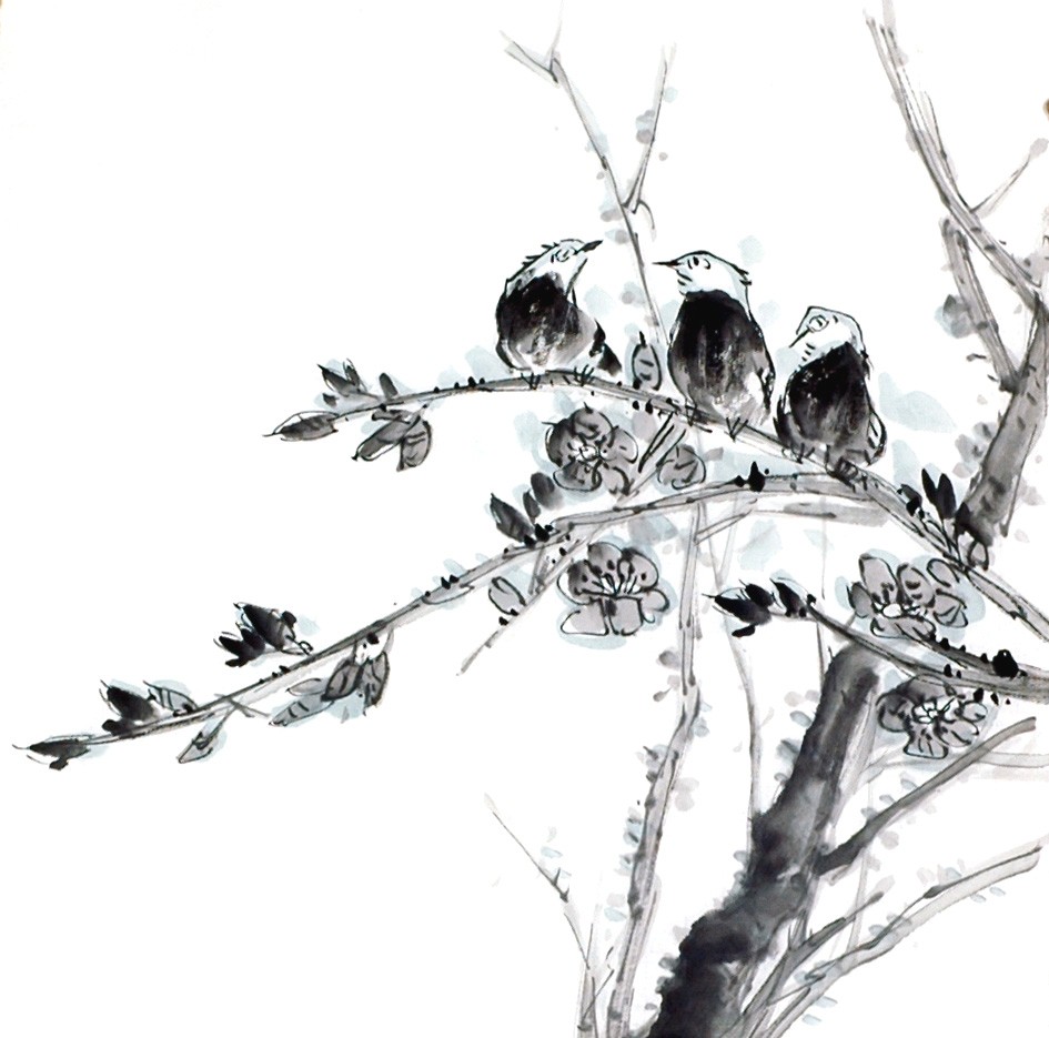 Chinese Flowers&Trees Painting - CNAG013802