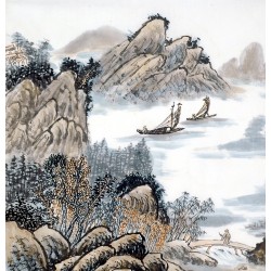 Chinese Landscape Painting - CNAG013806
