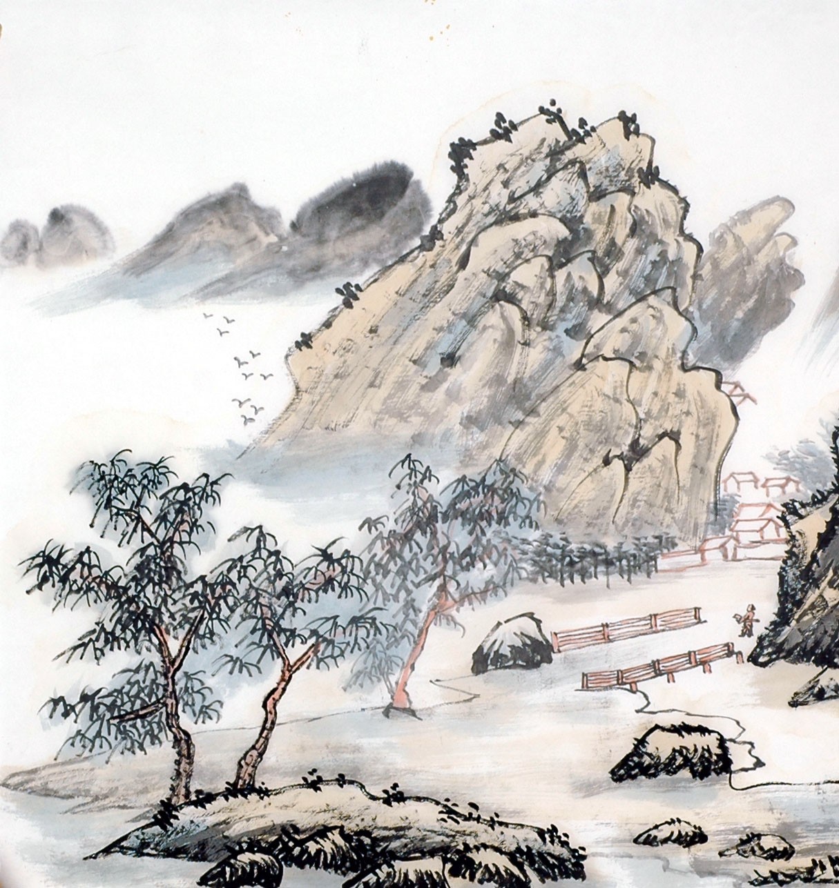 Chinese Landscape Painting - CNAG013809