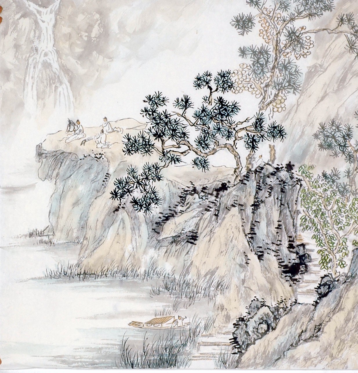 Chinese Landscape Painting - CNAG013810