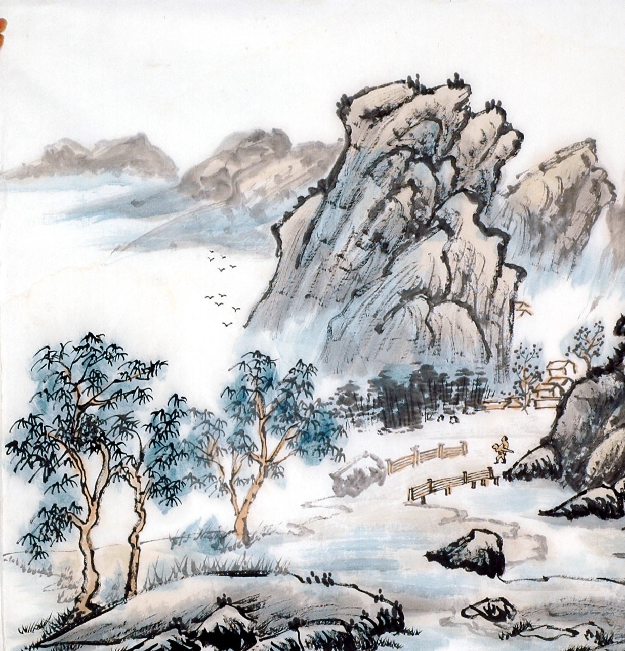 Chinese Landscape Painting - CNAG013811