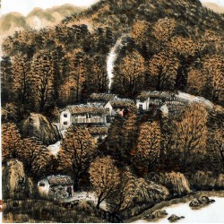 Chinese Landscape Painting - CNAG013813