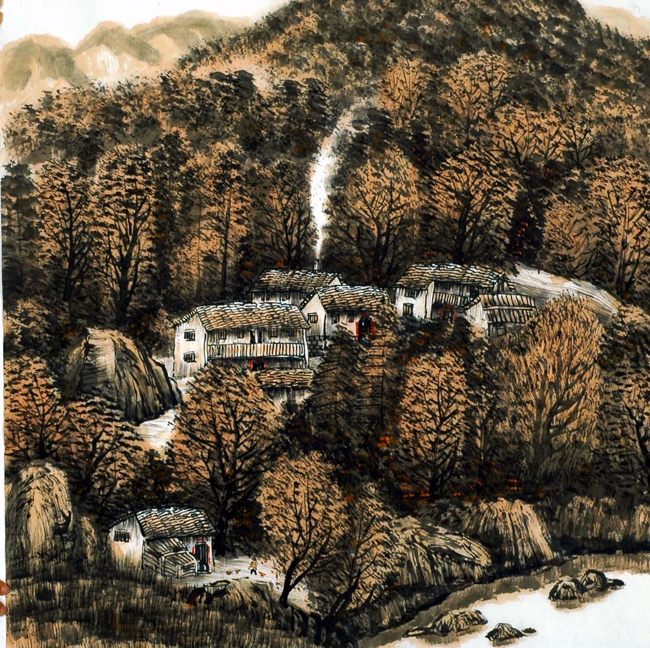Chinese Landscape Painting - CNAG013813