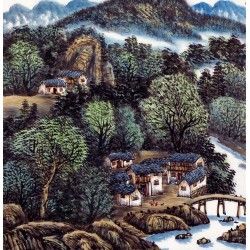 Chinese Landscape Painting - CNAG013816