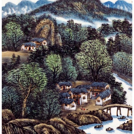 Chinese Landscape Painting - CNAG013816