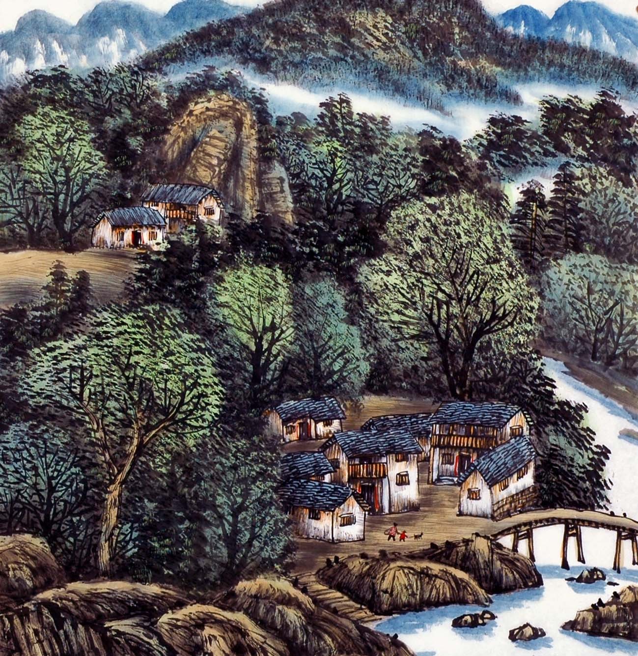 Chinese Landscape Painting - CNAG013816