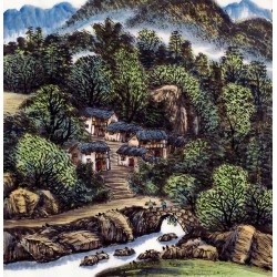 Chinese Landscape Painting - CNAG013818