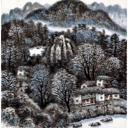 Chinese Landscape Painting - CNAG013819