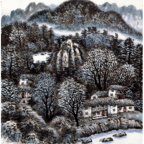 Chinese Landscape Painting - CNAG013819