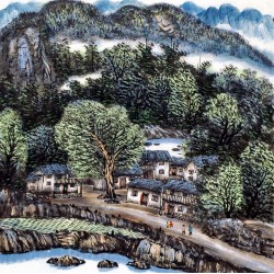Chinese Landscape Painting - CNAG013820