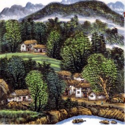 Chinese Landscape Painting - CNAG013821
