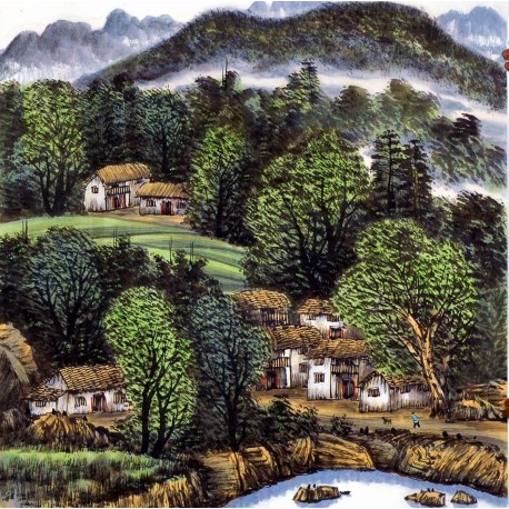 Chinese Landscape Painting - CNAG013821