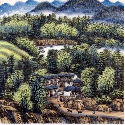 Chinese Landscape Painting - CNAG013822