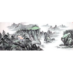 Chinese Landscape Painting - CNAG013824