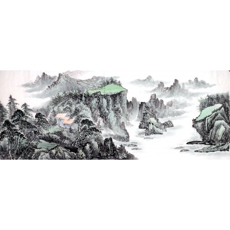 Chinese Landscape Painting - CNAG013824