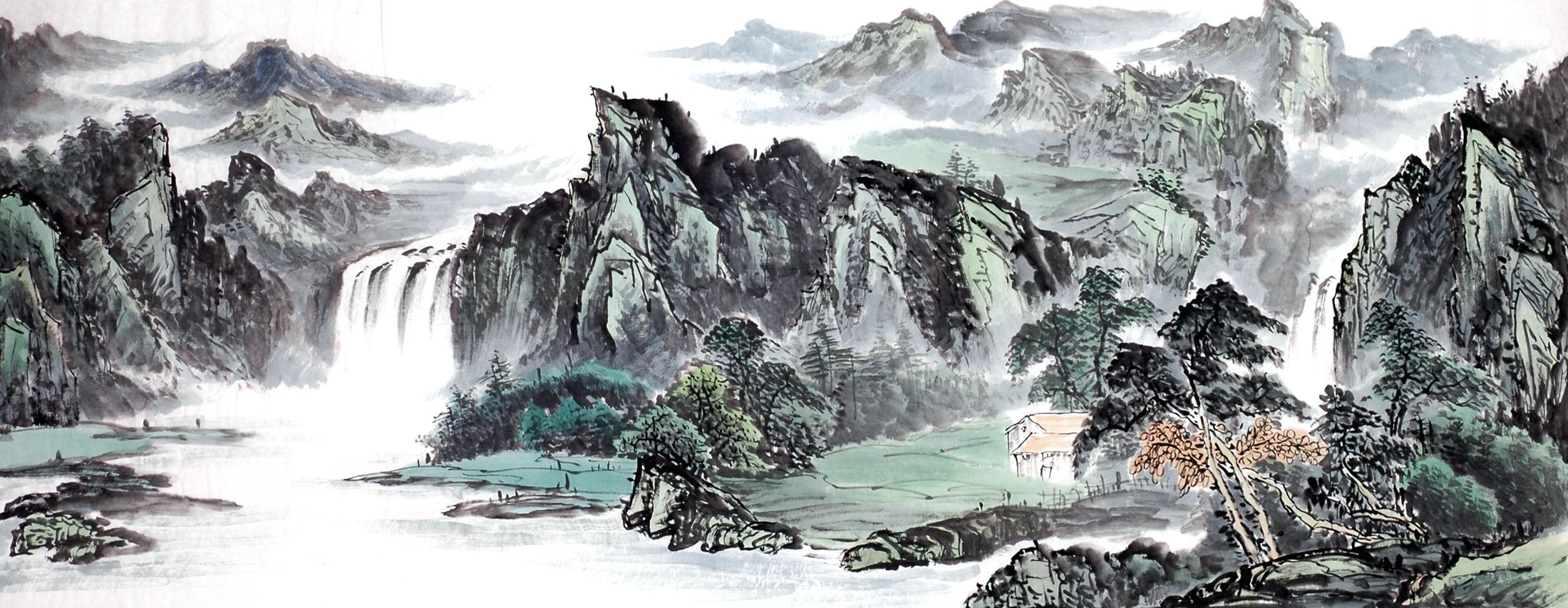 Chinese Landscape Painting - CNAG013825