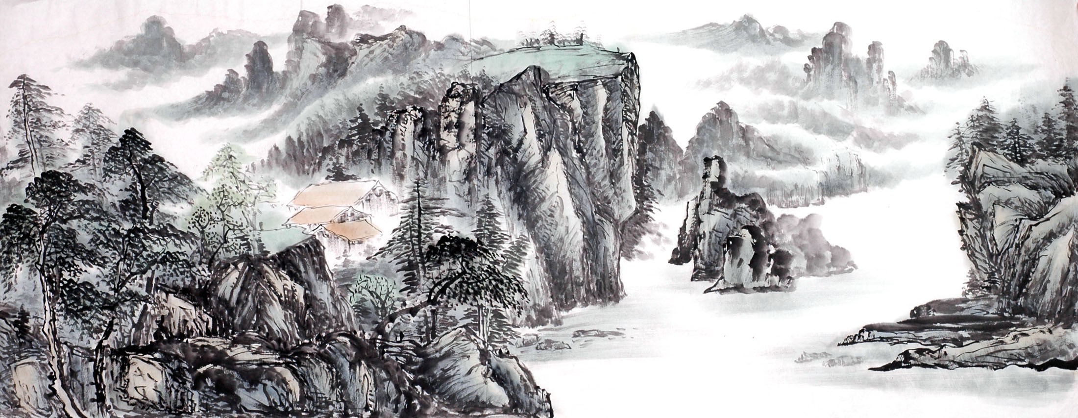 Chinese Landscape Painting - CNAG013826