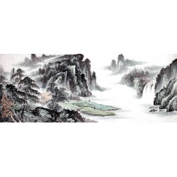 Chinese Landscape Painting - CNAG013827