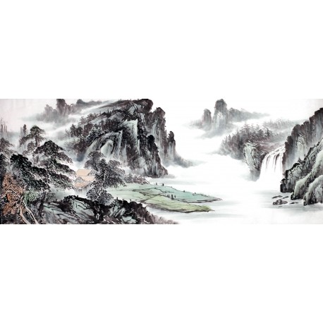 Chinese Landscape Painting - CNAG013827
