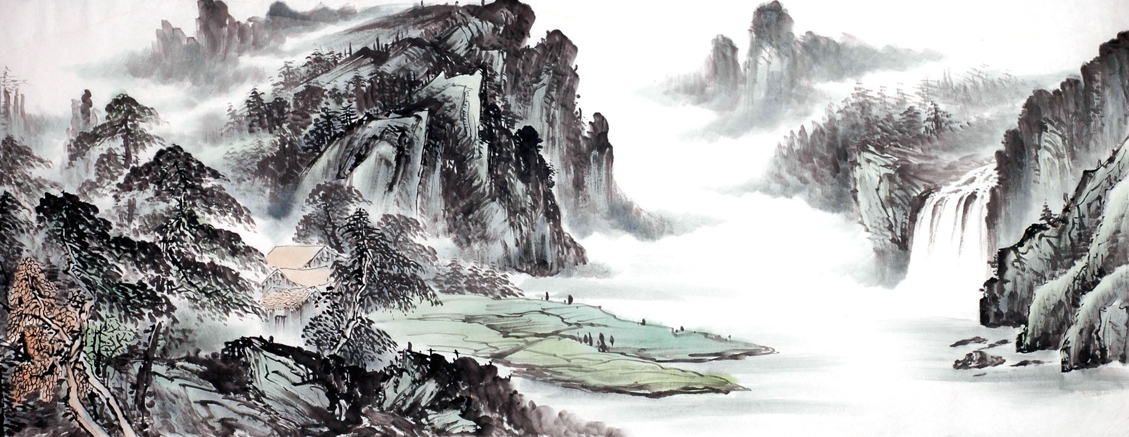 Chinese Landscape Painting - CNAG013827