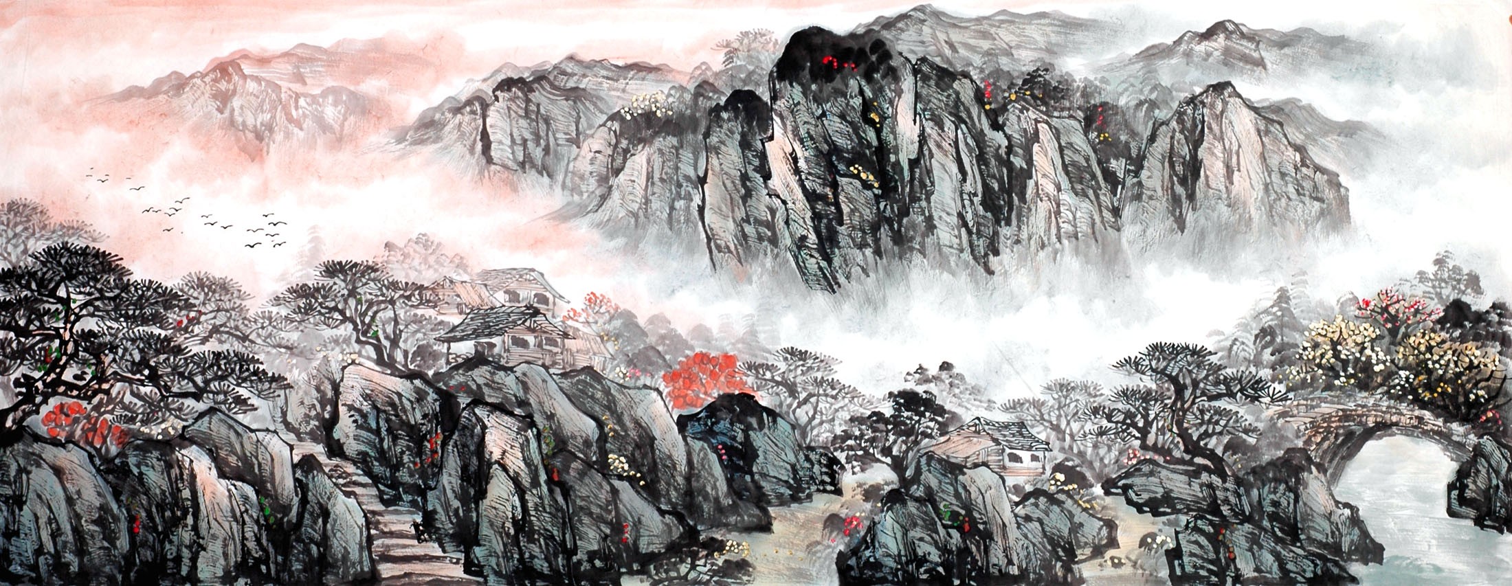 Chinese Landscape Painting - CNAG013828
