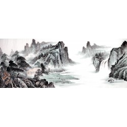 Chinese Landscape Painting - CNAG013829