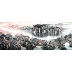 Chinese Landscape Painting - CNAG013830