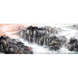 Chinese Landscape Painting - CNAG013831