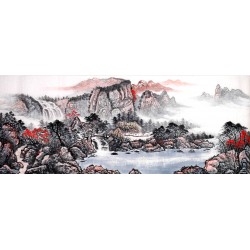 Chinese Landscape Painting - CNAG013832