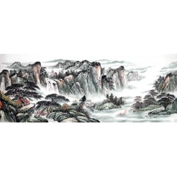 Chinese Landscape Painting - CNAG013834