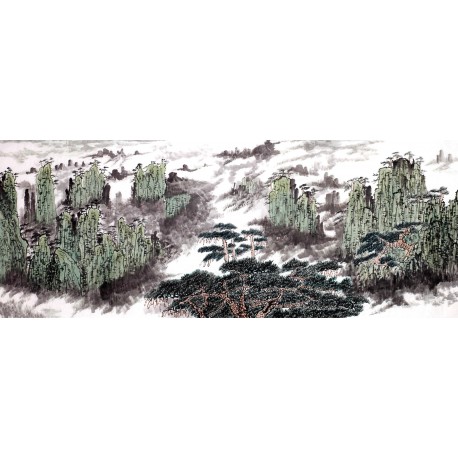 Chinese Landscape Painting - CNAG013835