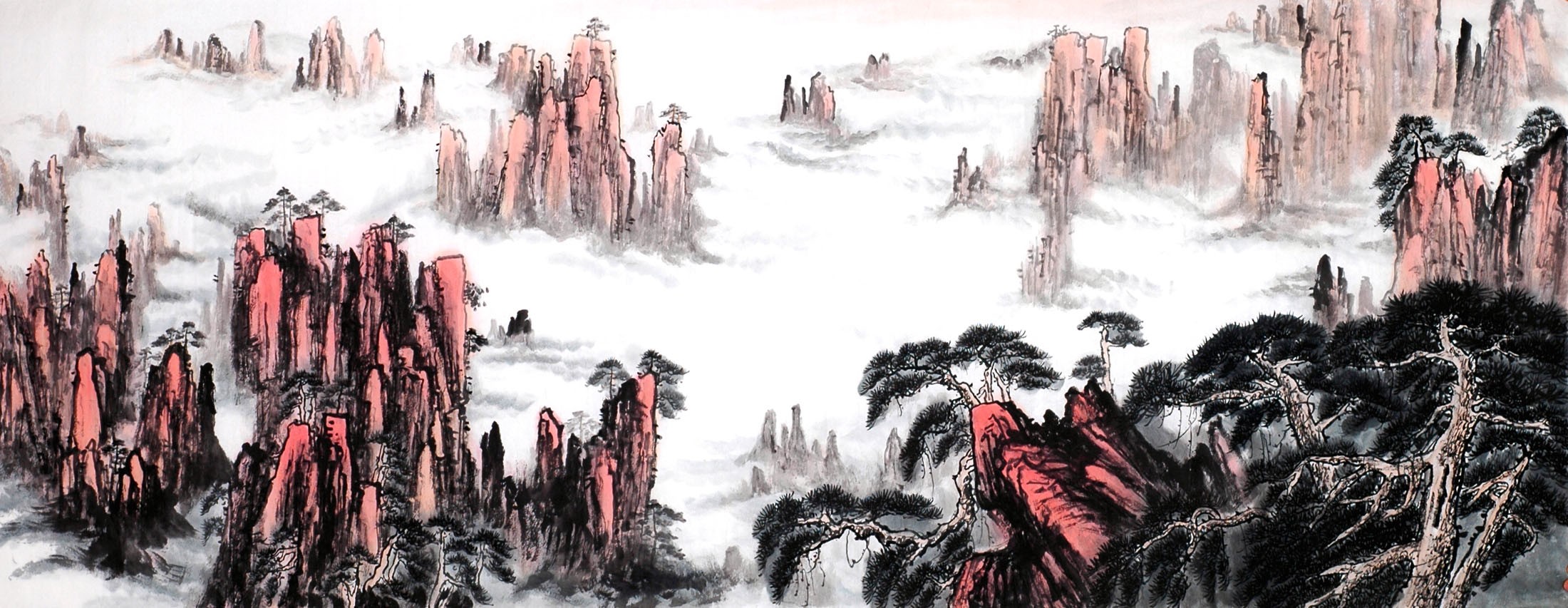 Chinese Landscape Painting - CNAG013836