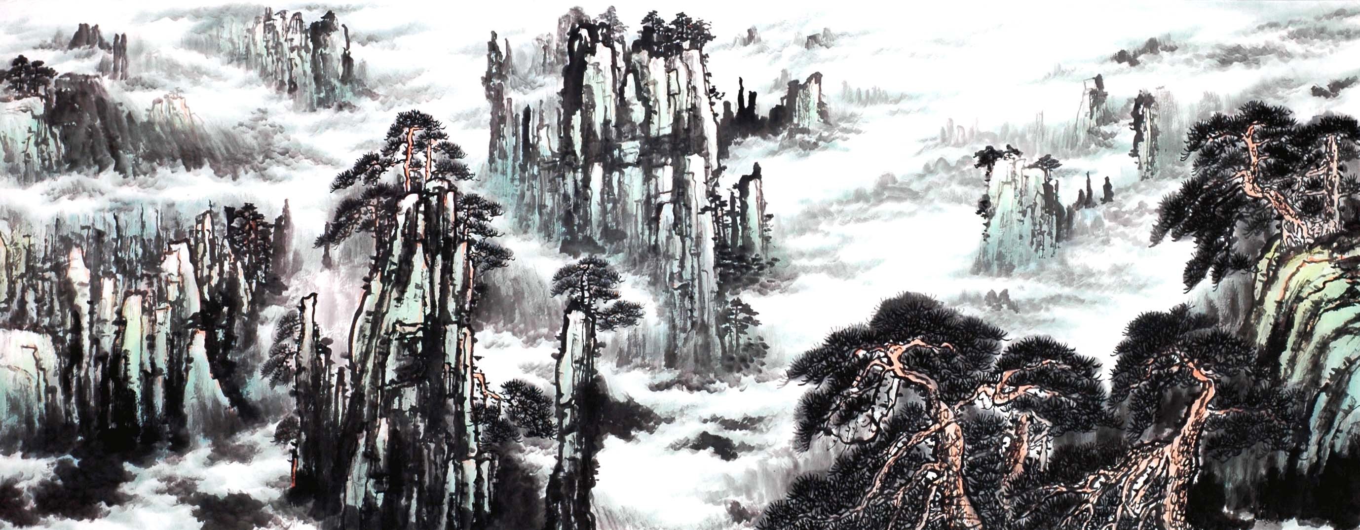 Chinese Landscape Painting - CNAG013846