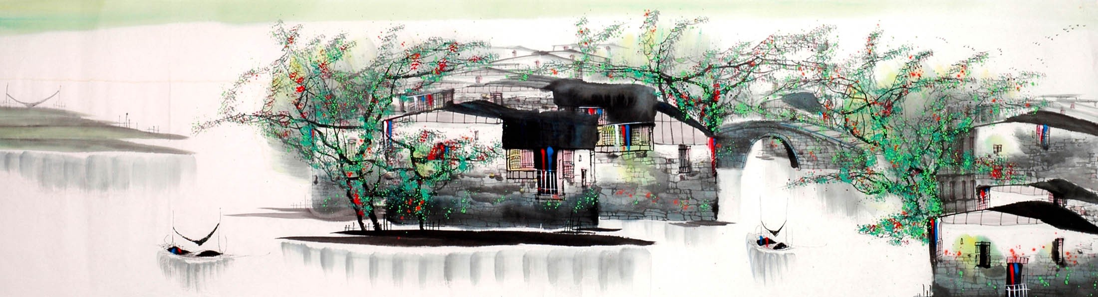 Chinese Landscape Painting - CNAG013847