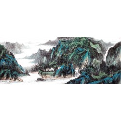 Chinese Landscape Painting - CNAG013850