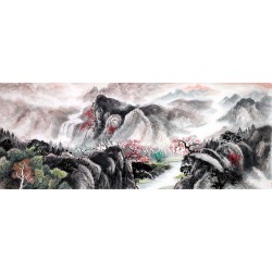 Chinese Landscape Painting - CNAG013851