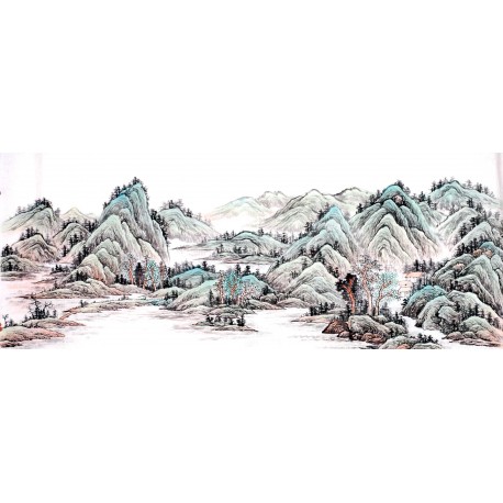 Chinese Landscape Painting - CNAG013852