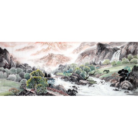 Chinese Landscape Painting - CNAG013854
